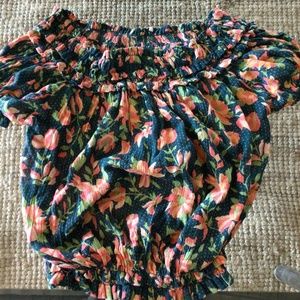 NEW! Rare Free people floral boho top